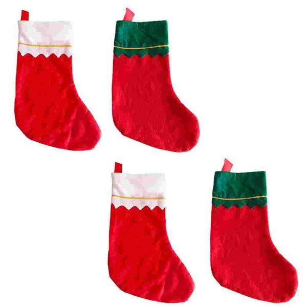 

christmas decorations 4pcs stocking decorative sock pendant xmas tree gift bag