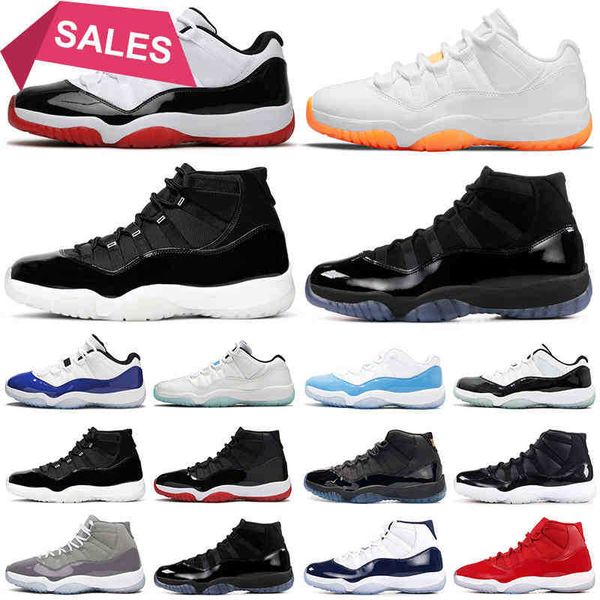 

{outdoor}11s men basketball shoes 11 25th anniversary citrus legend blue bred concord women mens trainers sports sneakers size