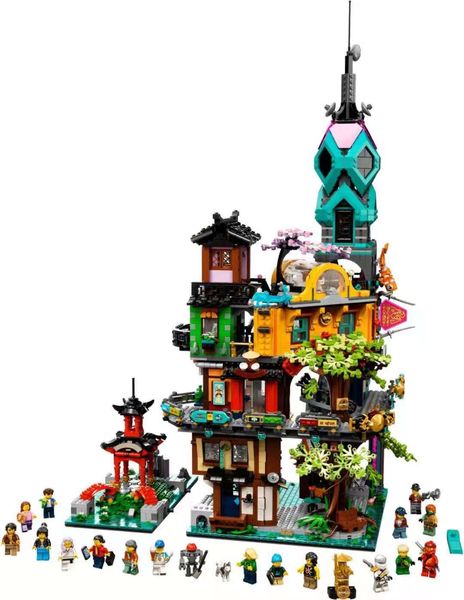 

in stock movie series bricks city garden street view model building blocks toys for children's education gifts 71741