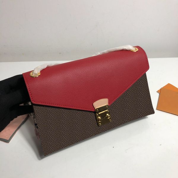 

3a designer women bag m41200 pallss chain fashion shoulder leather bags flower print s-lock ladies luxurys cross patchwork cover handbags 26