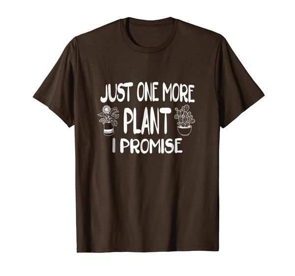

just one more plant i promise - houseplant collector t-shirt, White;black
