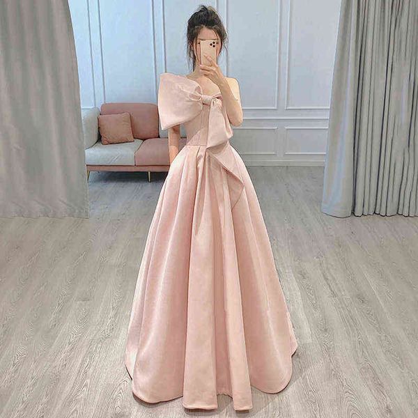 

luxury party evening dress toast bride 2021 autumn engagement evening women's banquet annual meeting temperament back door, Black