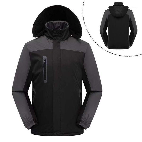 

men's jackets 2021 brand jacket fashion winter outdoor lightweight zipper waterproof windproof hooded women's, Black;brown