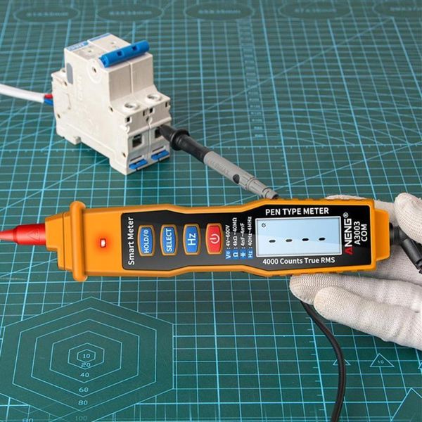 

cell phone repairing tools a3003 digital multimeter pen type meter 4000 counts tool capacitance hz non voltage contact tester ac/dc resistan
