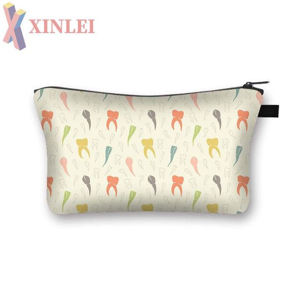 

cosmetic bags & cases xinlei portable leisure trend large-capacity printing travel business trip storage clutch bag women xb237