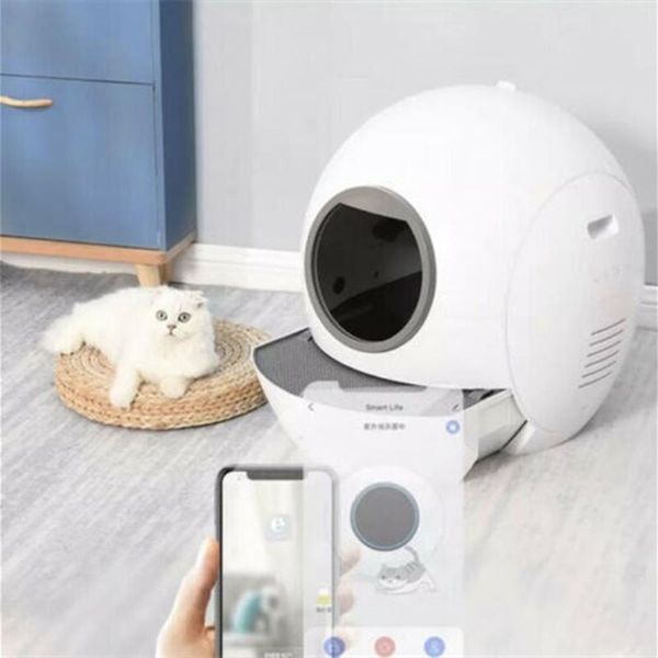 

other cat supplies automatic intelligent litter box fully closed feces machine deodorant bedpan shovel uv sterilization toilet