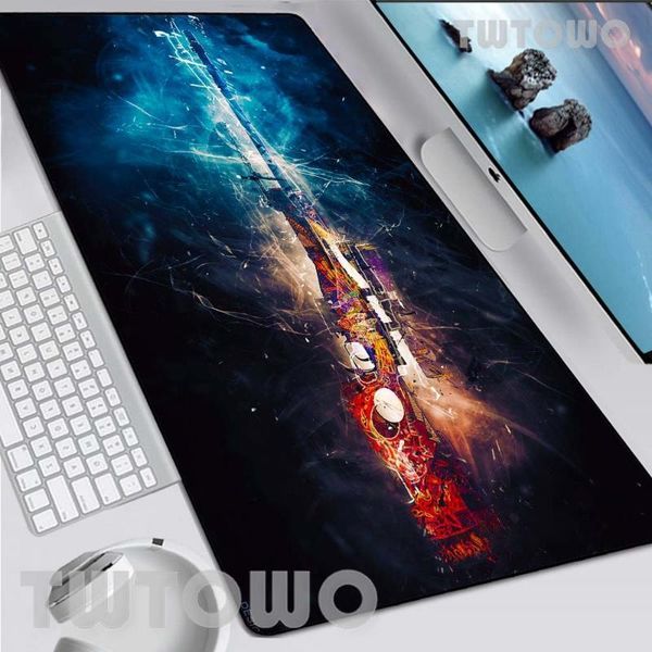 

mouse pads & wrist rests csgo custom gaming mat anti-slip soft gamer cartoon anime office decoration carpet keyboard pad mousepads