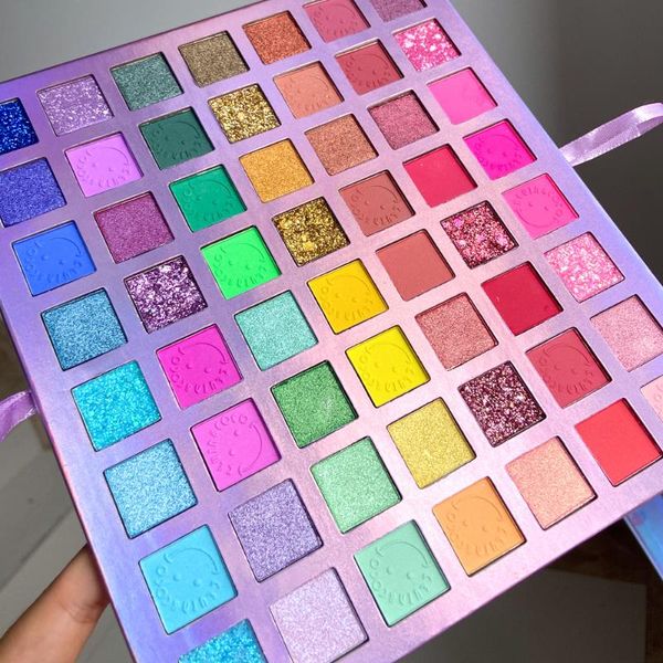 

eye shadow arrival 112 colors cool girl charming matte glitter eyeshadow bright gemstone pearly neon palette