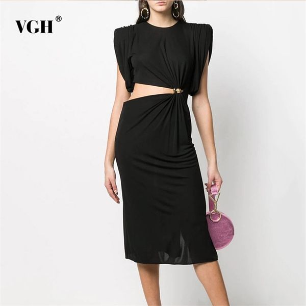 

vintage print dress for women o neck sleeveless ruuched hollow out mini slim fit dresses female summer fashion 210531, Black;gray