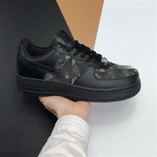 

21s af1 luxury fashion designer heel leather running outdoor shoes men's & women's high heels 36-45 kjjj001, Black