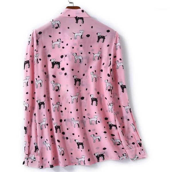 

womens and blouses long sleeve real silk blouse pink clothing elegant ladies shirt blusas mujer de moda 2021 lwl1819 women's & shirts, White