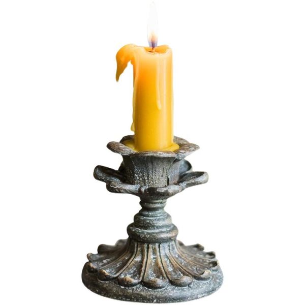 

candle holders classical resin candlestick european retro nostalgic wedding decoration living room party porta velas home decor