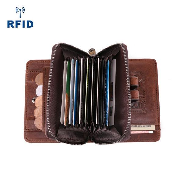 

genuine leather men card holder coin purse wallets for female holders pillow design, Red;black