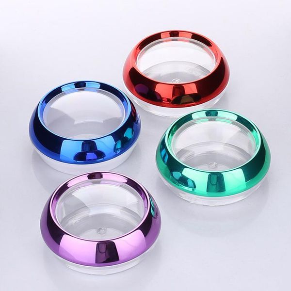 

storage bottles & jars 20ml makeup cream containers refillable glitter nail art sequins cosmetics jar box pot transparent case 20pcs