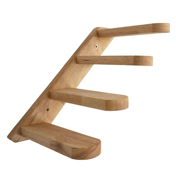 

cat toys wall mounted climbing ladder wood stairs frame pet furniture play house
