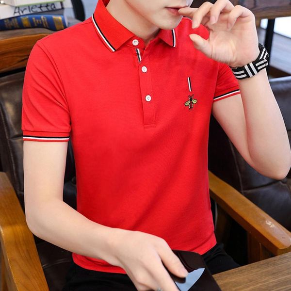 

collared designers mens polo t shirt summer men clothing luxurys t shirts cotton crop black t-shirt female ropa hip hop camisas de hombre m, White;black