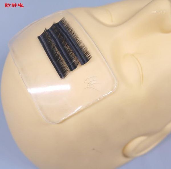 

by dhl 500pcs eyelashes pad transparent silicone planting practice lint eyelid makeup grafted false eyelash extension 1