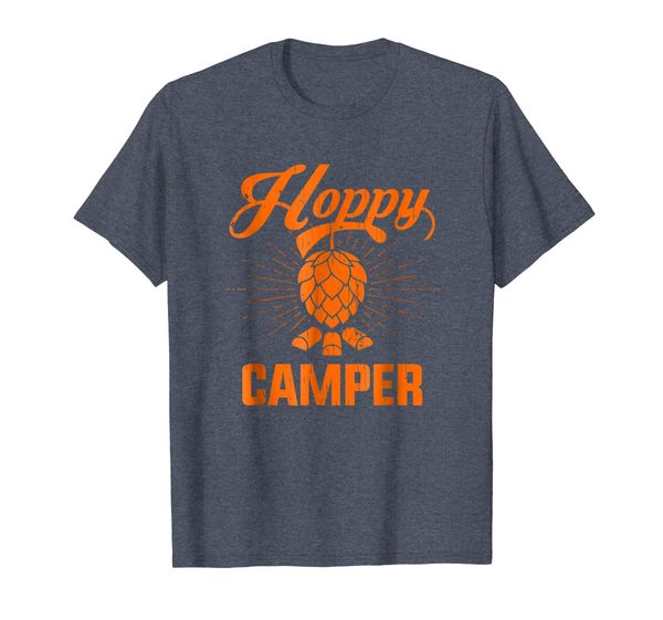 

ipa tshirt beer snob happy camper vintage tee, White;black