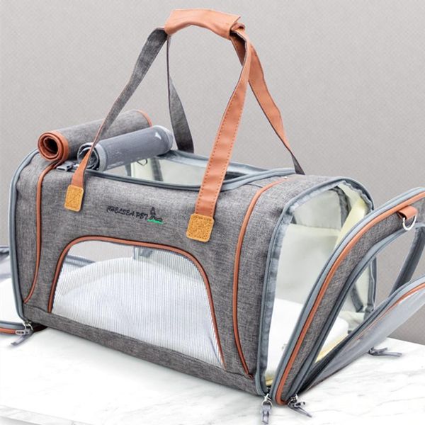 

dog bag breathable carrier large capacity cat carrying portable foldable travel pet 5 color car seat covers