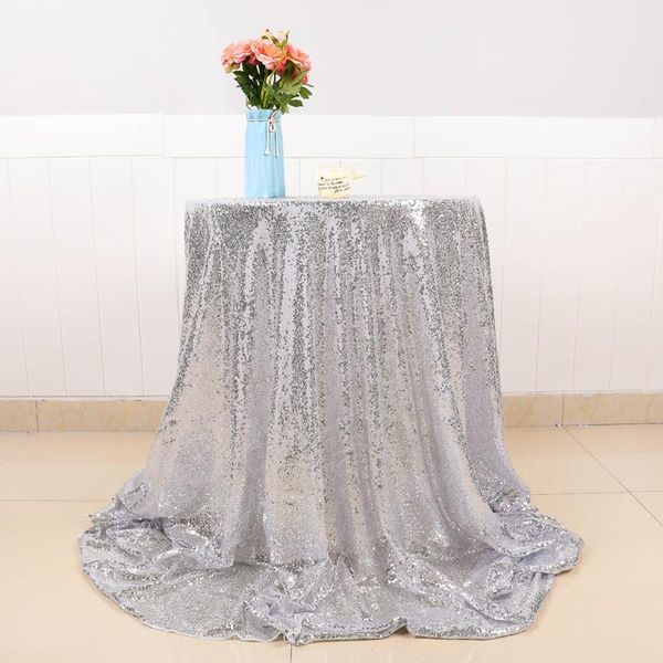 

custom made sequined tablecloth birthday party dessert event arrangement wedding table decoration sequin cloth