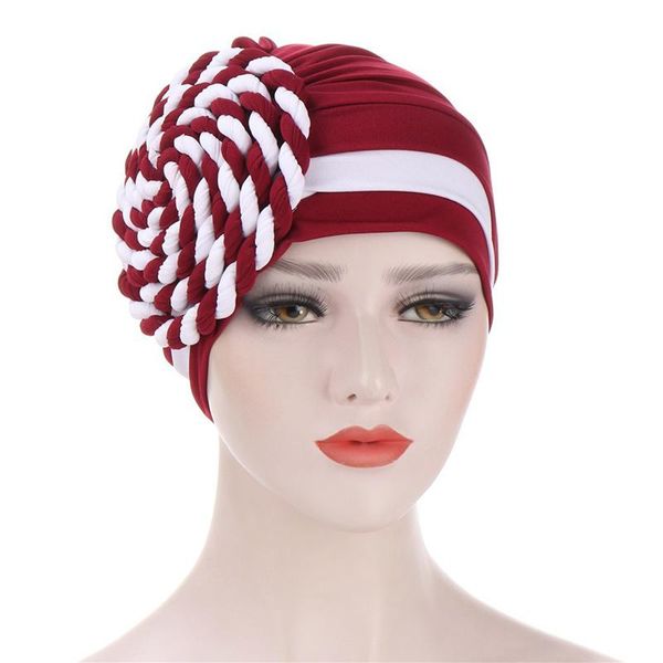 

beanies autumn winter women's simple beanie style hair care cap muslim ladies hat headband sleeping chemo hats