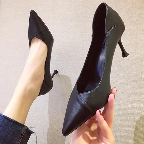 

arrival party club sandals high heel solid shoes slippers, Black