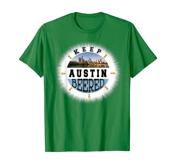

keep austin beered funny texas brewers t-shirt, White;black