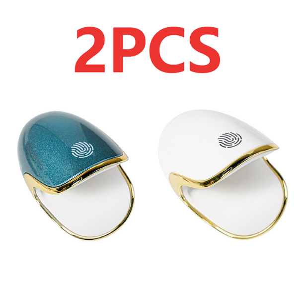 

nail dryers 2pcs q6 portable 6w led lamp dryer 3 leds uv ice for drying gel polish mini manicure tools home use