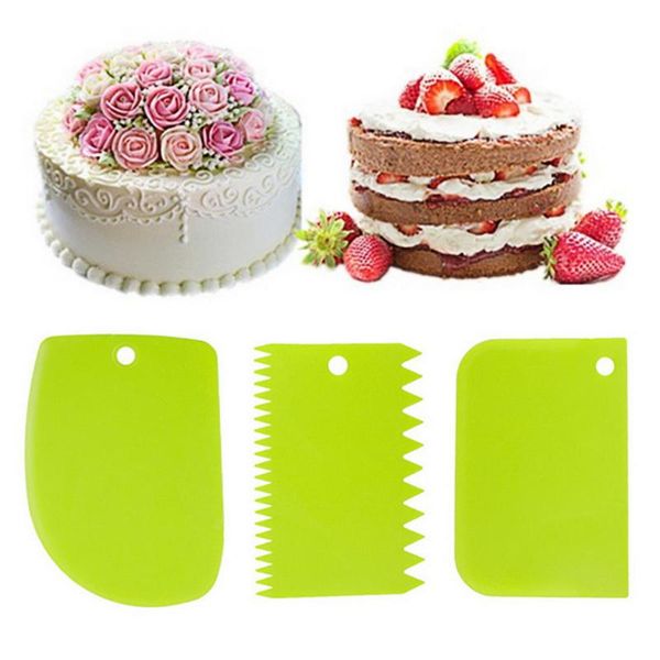 

cake scraper convenient adjustable fondant spatulas edge smoother cream decorating diy bakeware tableware kitchen tool baking & pastry tools