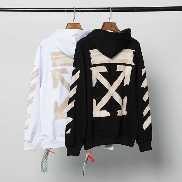 

hoodiesnew european apricot graffiti arrow print pullover, Black