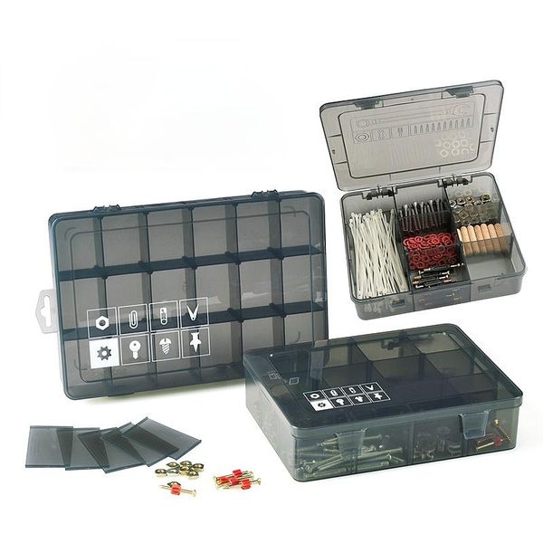 

tool organizers compact plastic case multifunction dividers potable screw storage box caixa de ferramenta tools packaging dk50tb