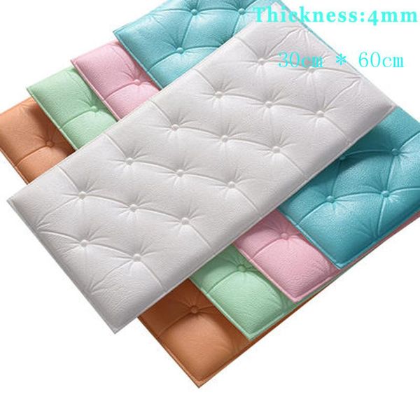 

wallpapers 3d wall sticker for diy foam soft bag tiles panels home decor leather waterproof self adhesive wallpaper kids room 4mm