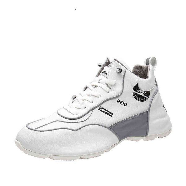 

wenzhou straight leather trend men's sports sho versatile casual small white