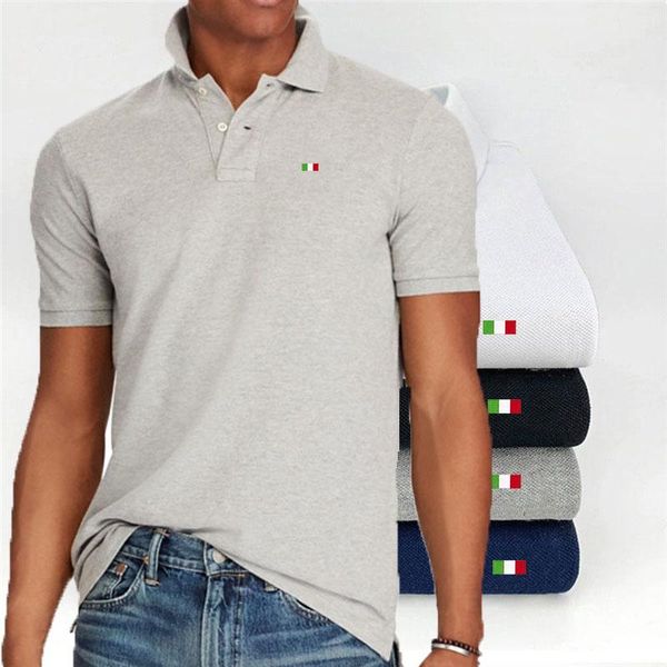 

men's polos summer mens shirts 100% cotton casual short sleeve homme embroidery fashion lapel male tees 5xl, White;black