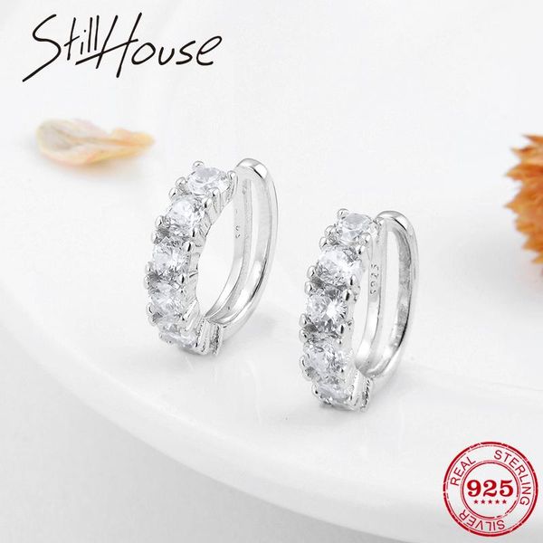 

clip-on & screw back like bright star clear crystal cz clips earrings 925 sterling silver ear clip women jewelry gifts 2021 authentic