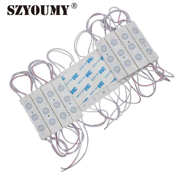 

arrival high voltage ac 110v 220v smd 2835 3led injection module lights with lens ip66 decorative lighting lm led modules