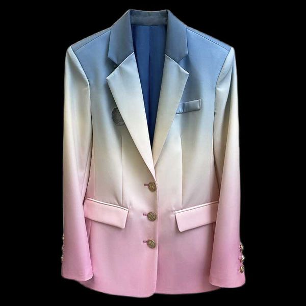 

women's color gradually, gradual, gradual suits & blazers, White;black