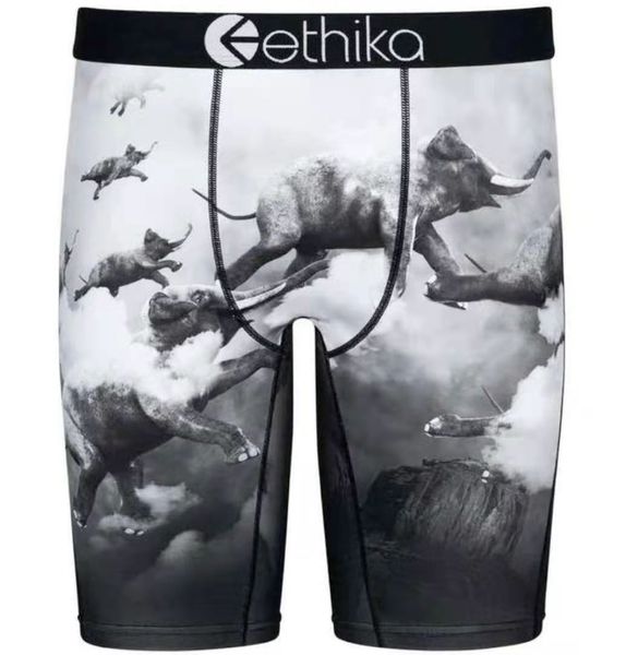 

ethika's new children: men's ethika underwear shorts elastic sports boxer's underwear random mix exclusive packaging 66, White;black