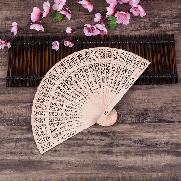 

party favor 50pc personalized wedding and gift for guests natural wooden sandalwood hand fan engagement decoration folding fans