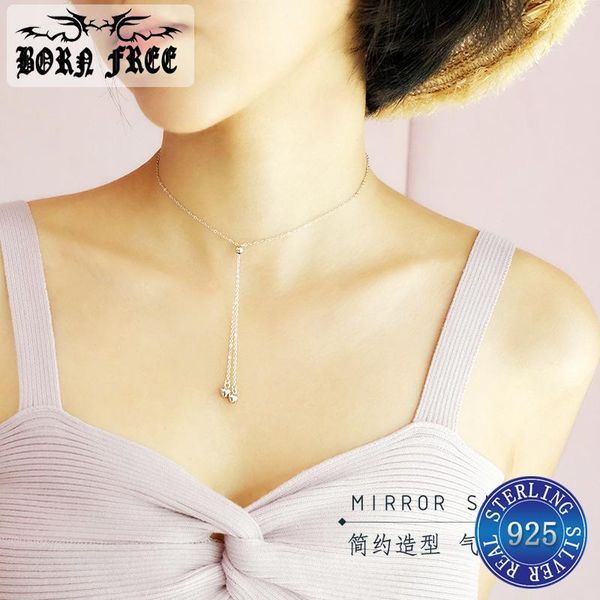

pendant necklaces pendants argent 925 sterling silver pendulos tassel necklace chain plata de ley jewelry making collier boho
