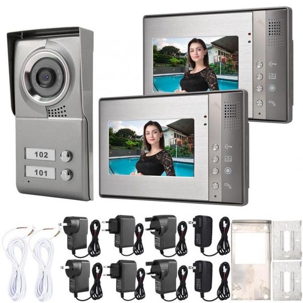 

doorbells door bell camera 7inch wired video doorbell visual intercom smart home entry system