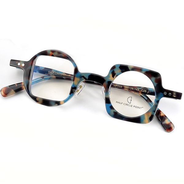 

men's optical brand designer spectacle frames men women fashion street style eyeglasses frames irregular small frame myopia glasses han, Silver