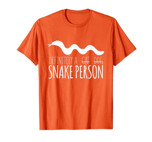 

Snake Lover Funny Gift - Definitely A Snake Person T-Shirt, Mainly pictures