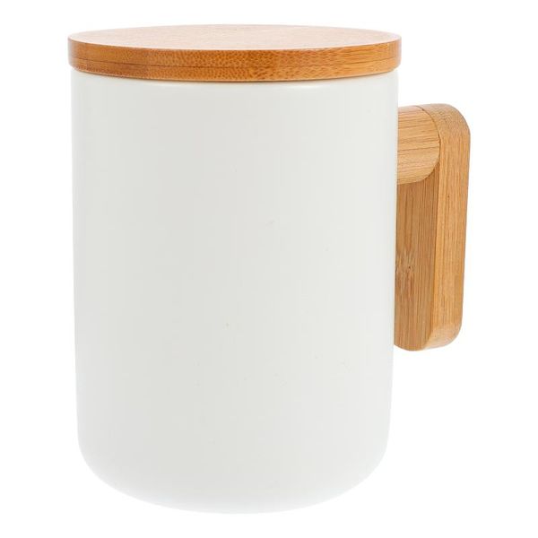 

mugs wooden handle ceramic mug office teacup coffee cup for home and use