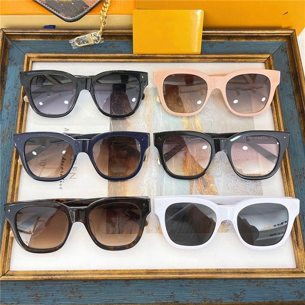 

designer lvjia 2021 plate uv proof sunglasses star net red same sunglasses z1525, White;black