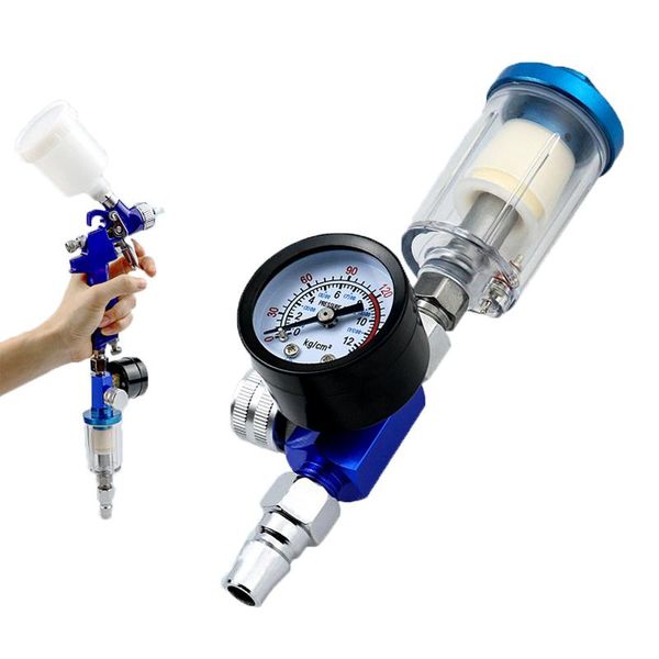 

professional spray guns gun pneumatic tools for air pressure regulator gauge oil water separator filter kit airbrush painting accessory