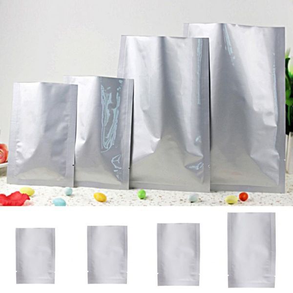 

food savers & storage containers multifunction 100pcs vacuum zipper silver aluminum foil mylar bags pouches for kitchen tools