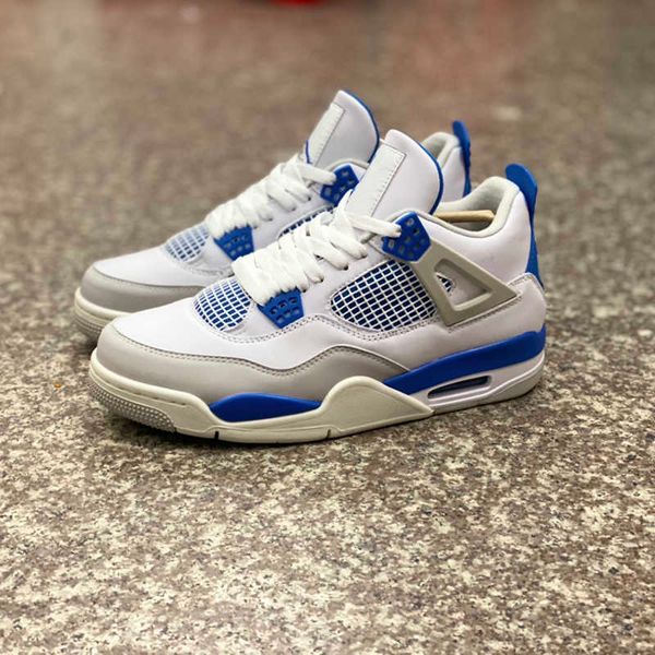 

authentic mens high og 4s military blue basketball shoes jumpman 4 unc designers portmarket sneakers running shoe with box