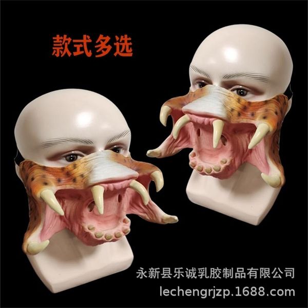 

ogre mask halloween props alien war iron warrior latex mask half face