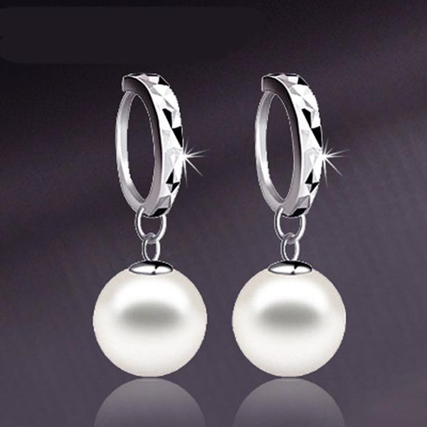 

stud gold color pearl earrings for women gfits accessories, Golden;silver